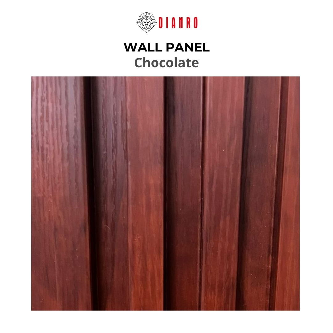 Panel decorativo de pared PVC | Color Chocolate