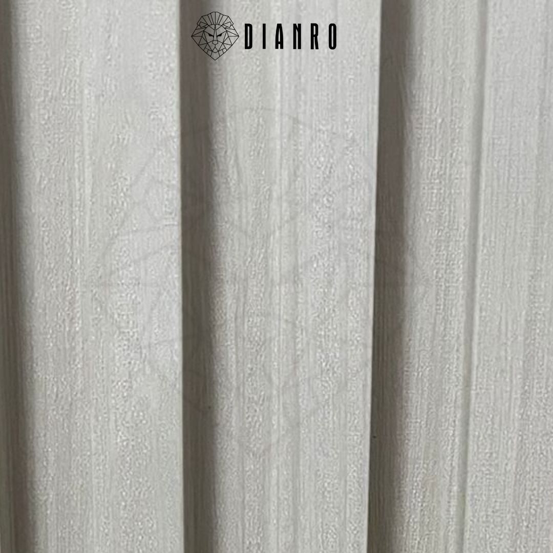 Panel decorativo de pared PVC | Color nieve