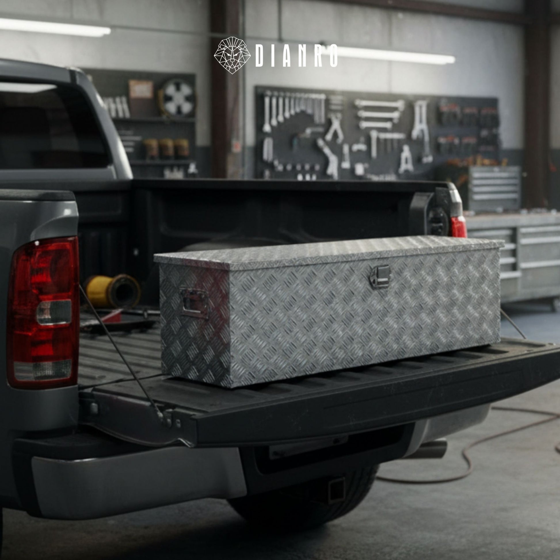 Baúl de aluminio para pick-up y hogar | 126 cm