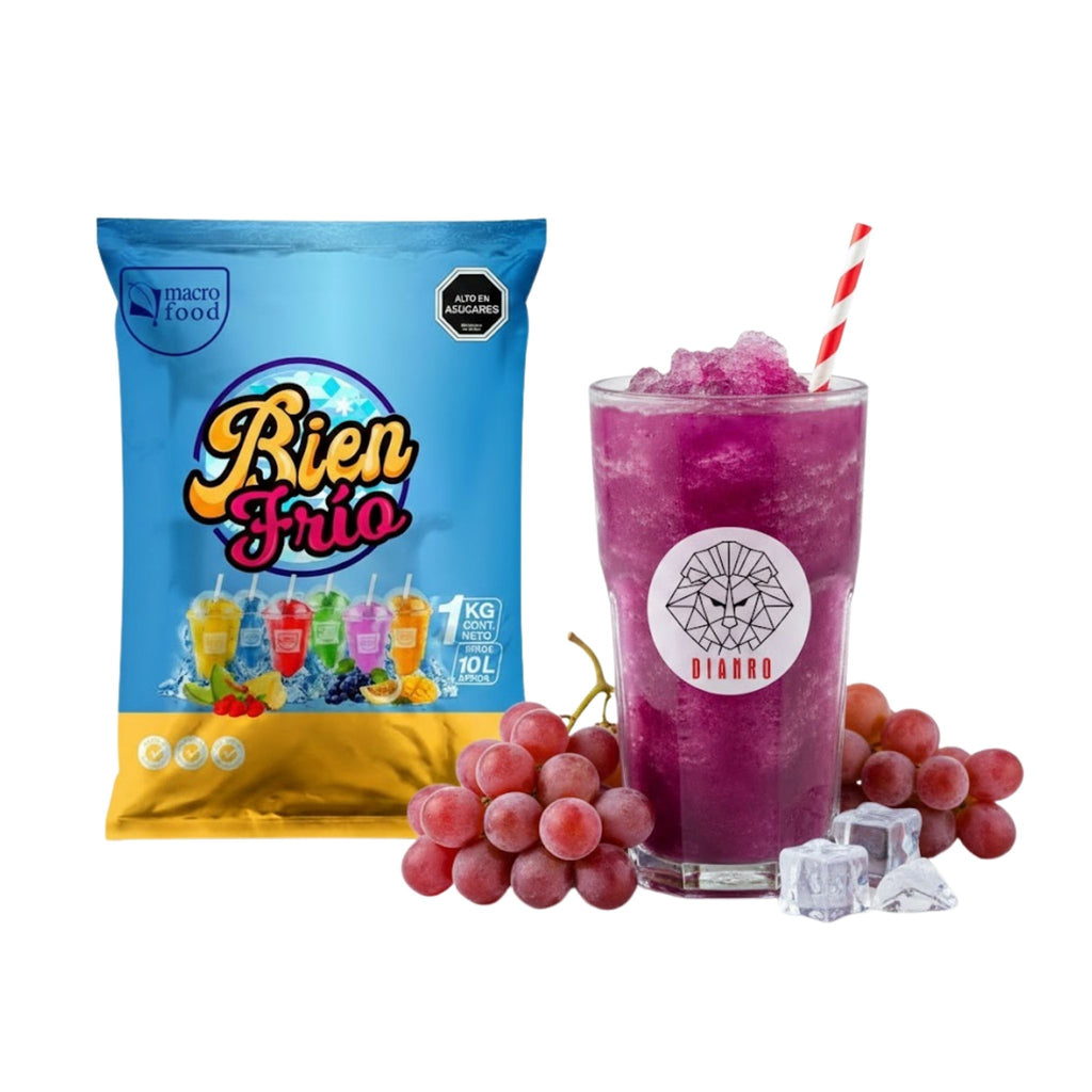 Preparado para Granizadoras Uva Pink 1 kg – Alto Rendimiento