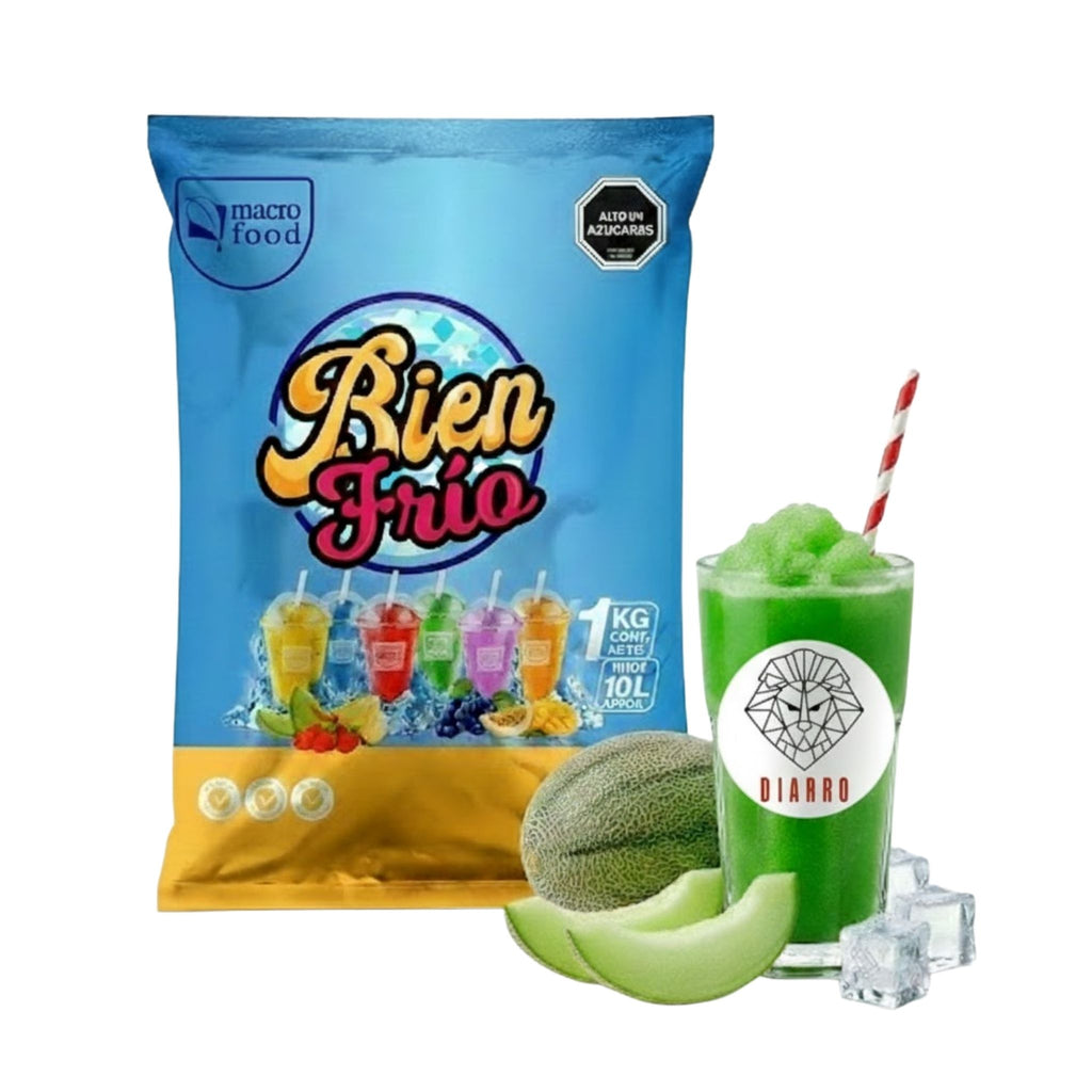 Preparado para Granizadoras Melón tuna 1 kg – Alto Rendimiento