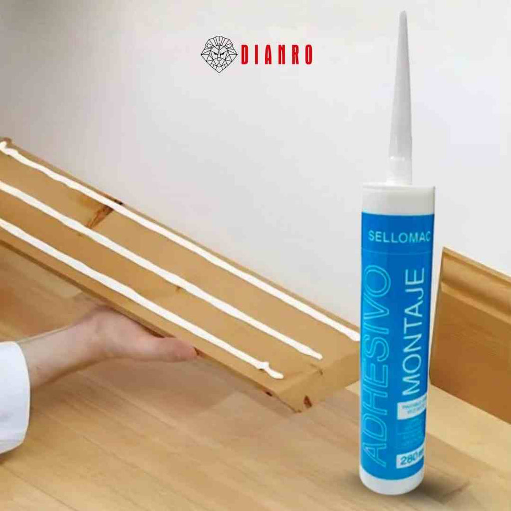 Silicona Adhesivo De Montaje Sellomac 280ml