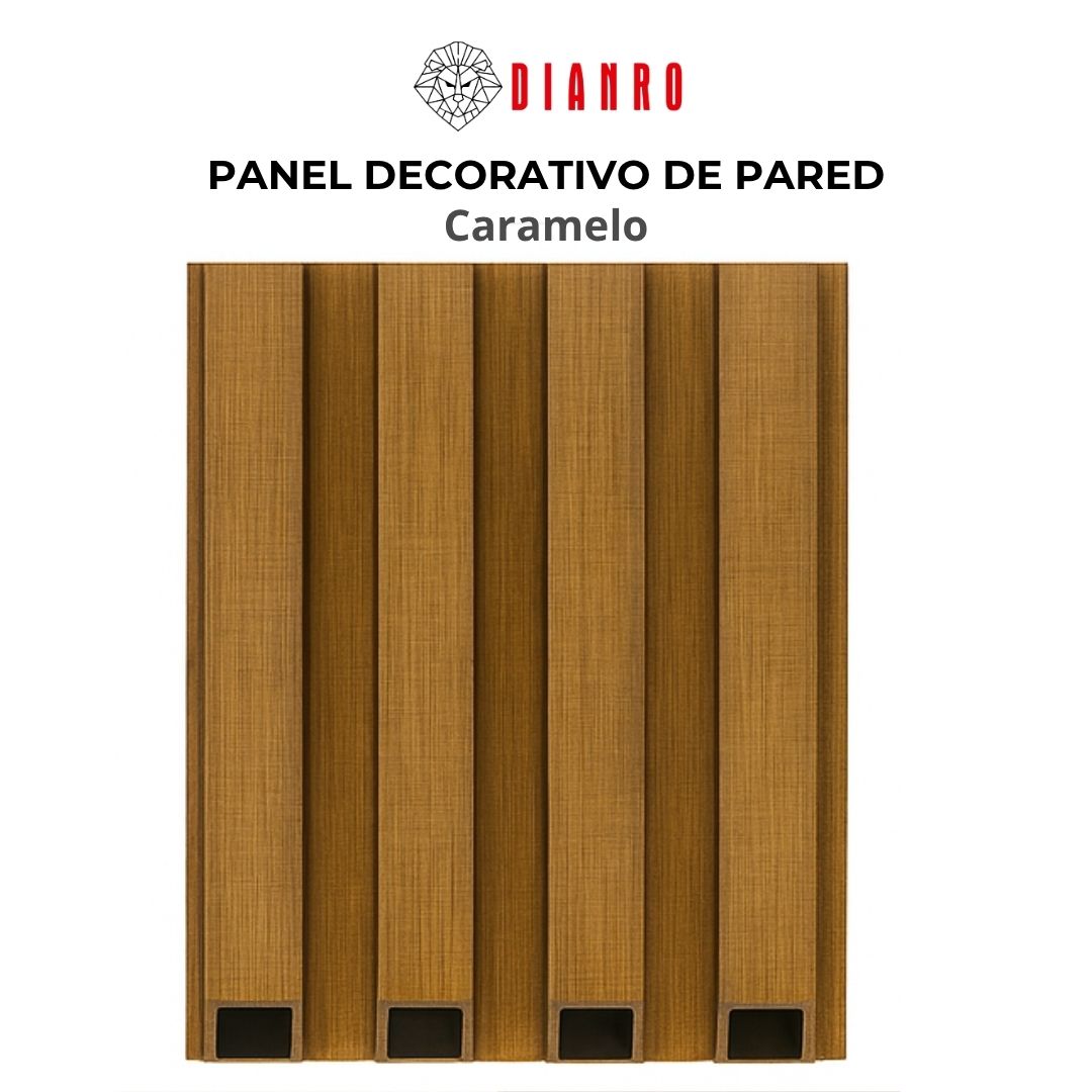 Panel decorativo de pared PVC | Color Caramelo