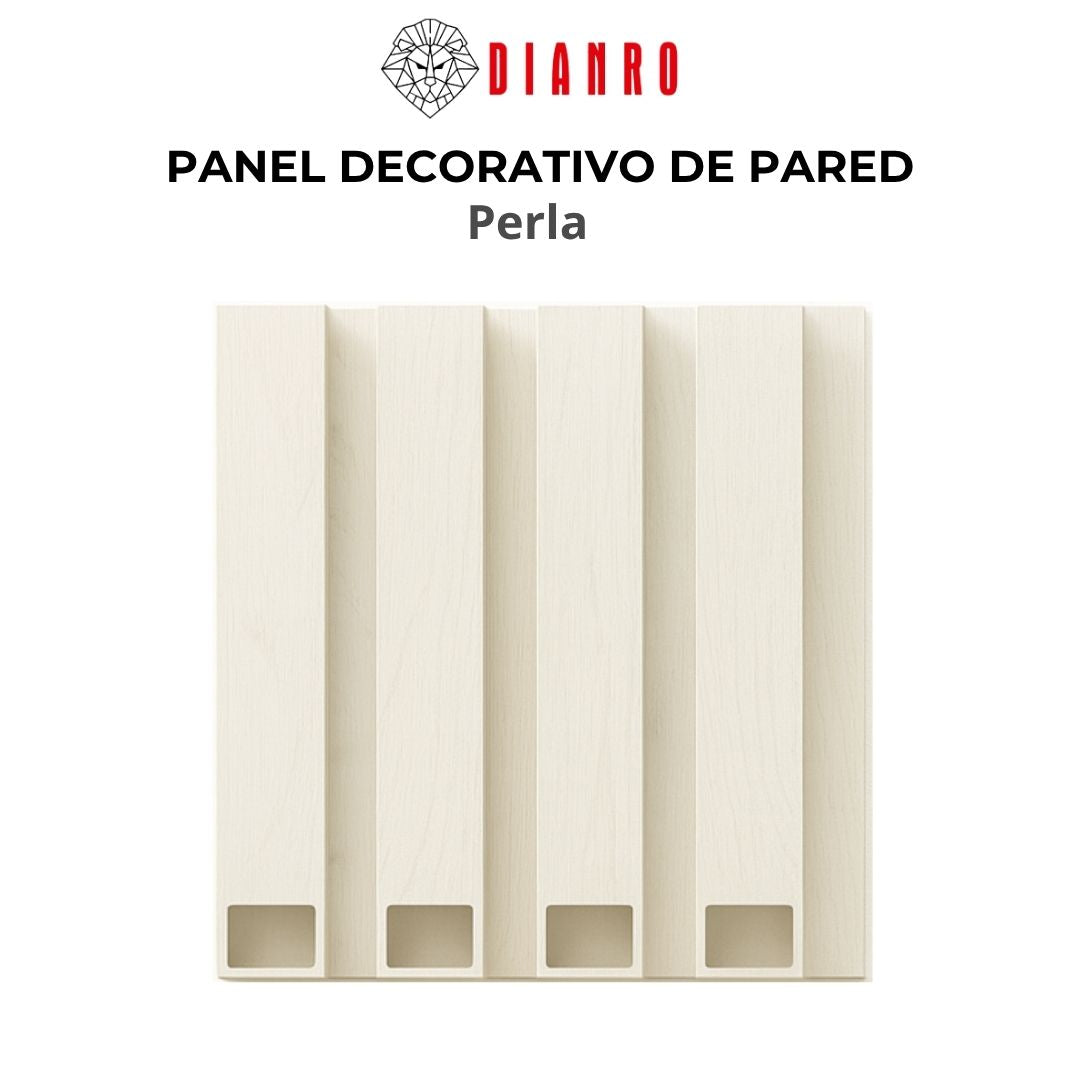 Panel decorativo de pared PVC | Color Perla