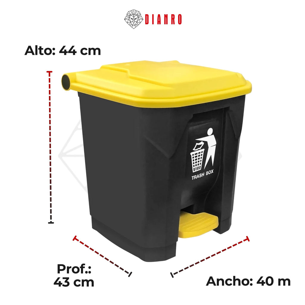 Basurero con pedal 30 Litros