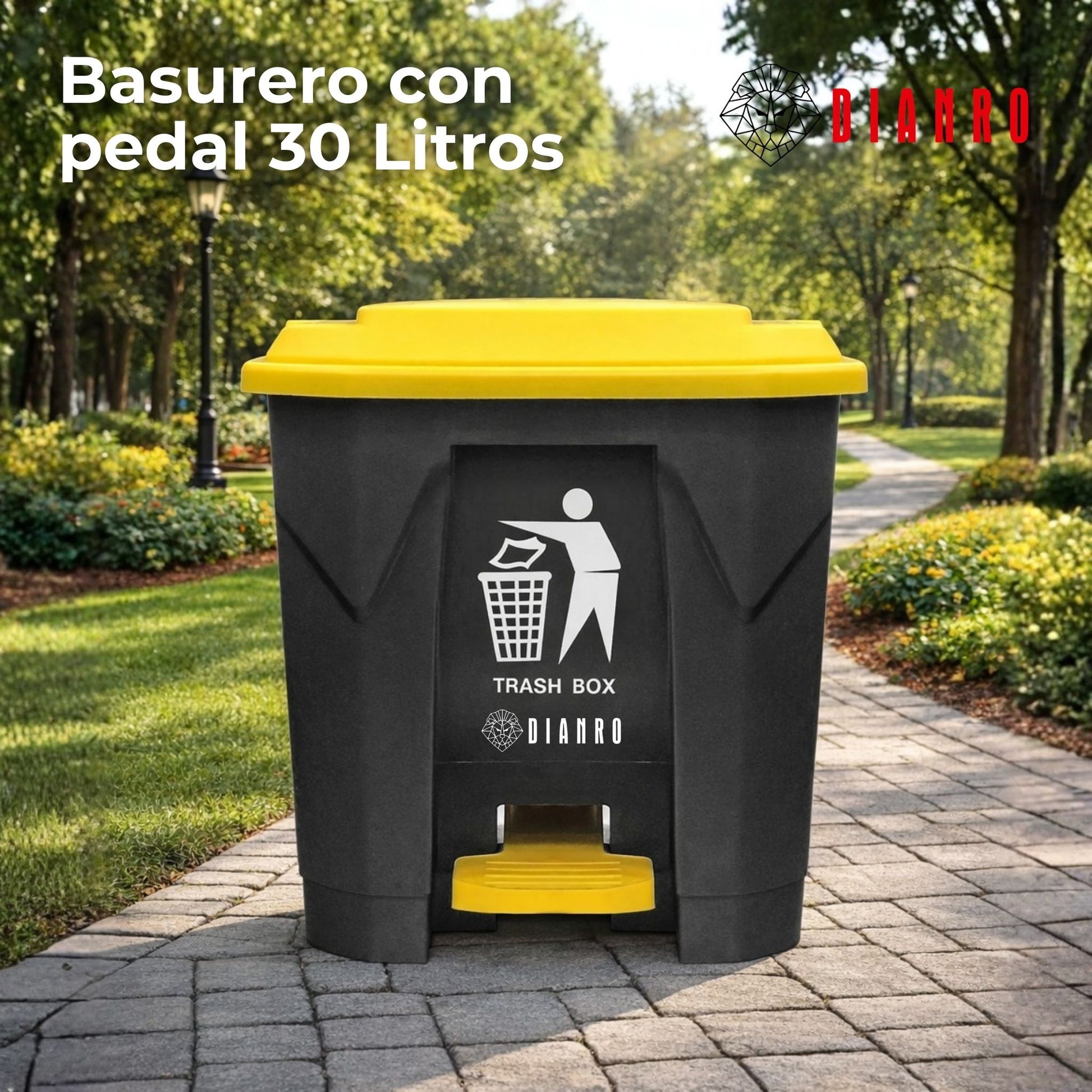 Basurero con pedal 30 Litros