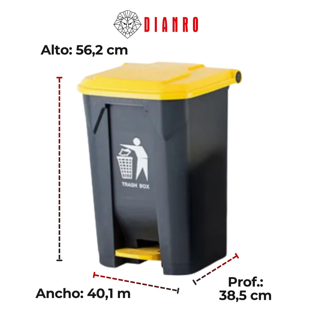 Basurero con pedal 50 Litros