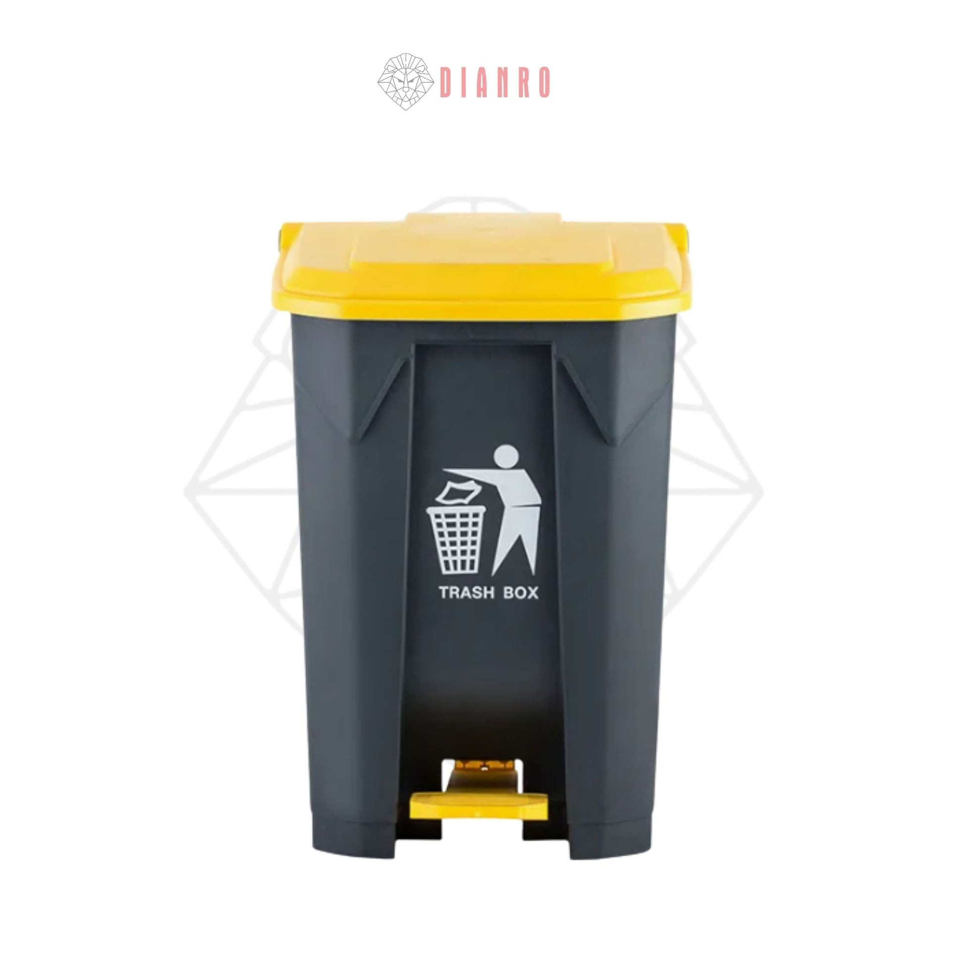 Basurero con pedal 80L