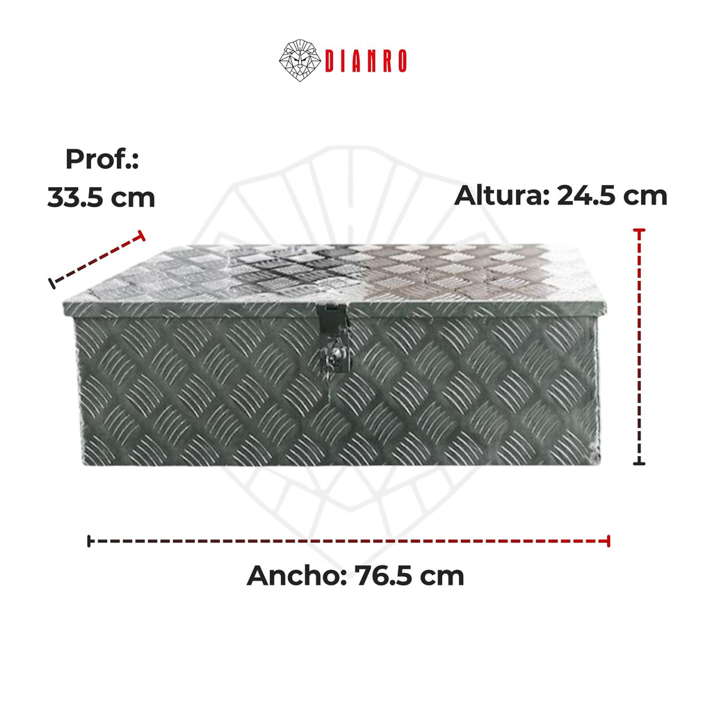 Baúl de aluminio para pick-up y hogar | 76.5 cm