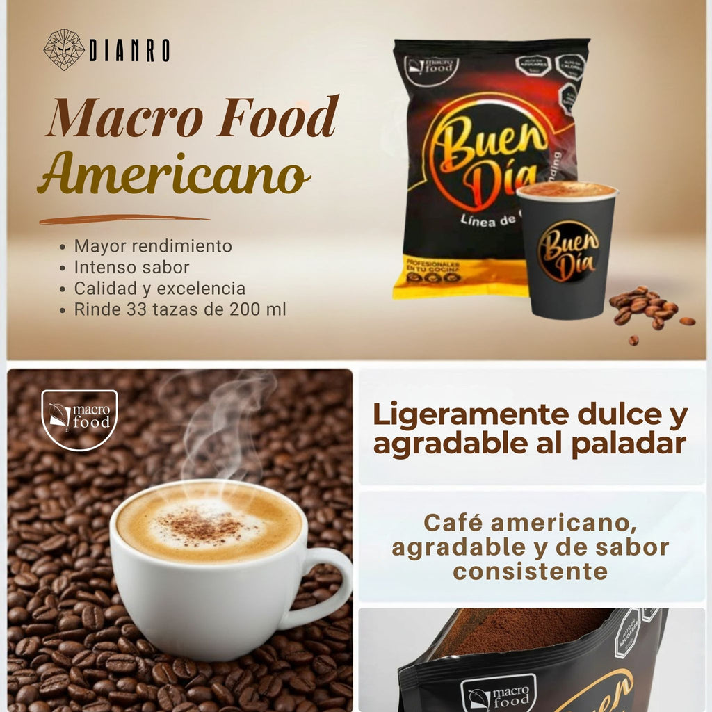 Café Americano Dulce MacroFood 1kg