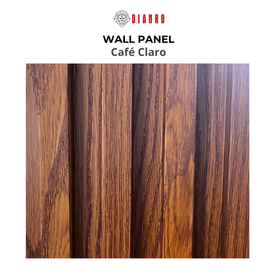 Panel decorativo de pared PVC | Color Café claro