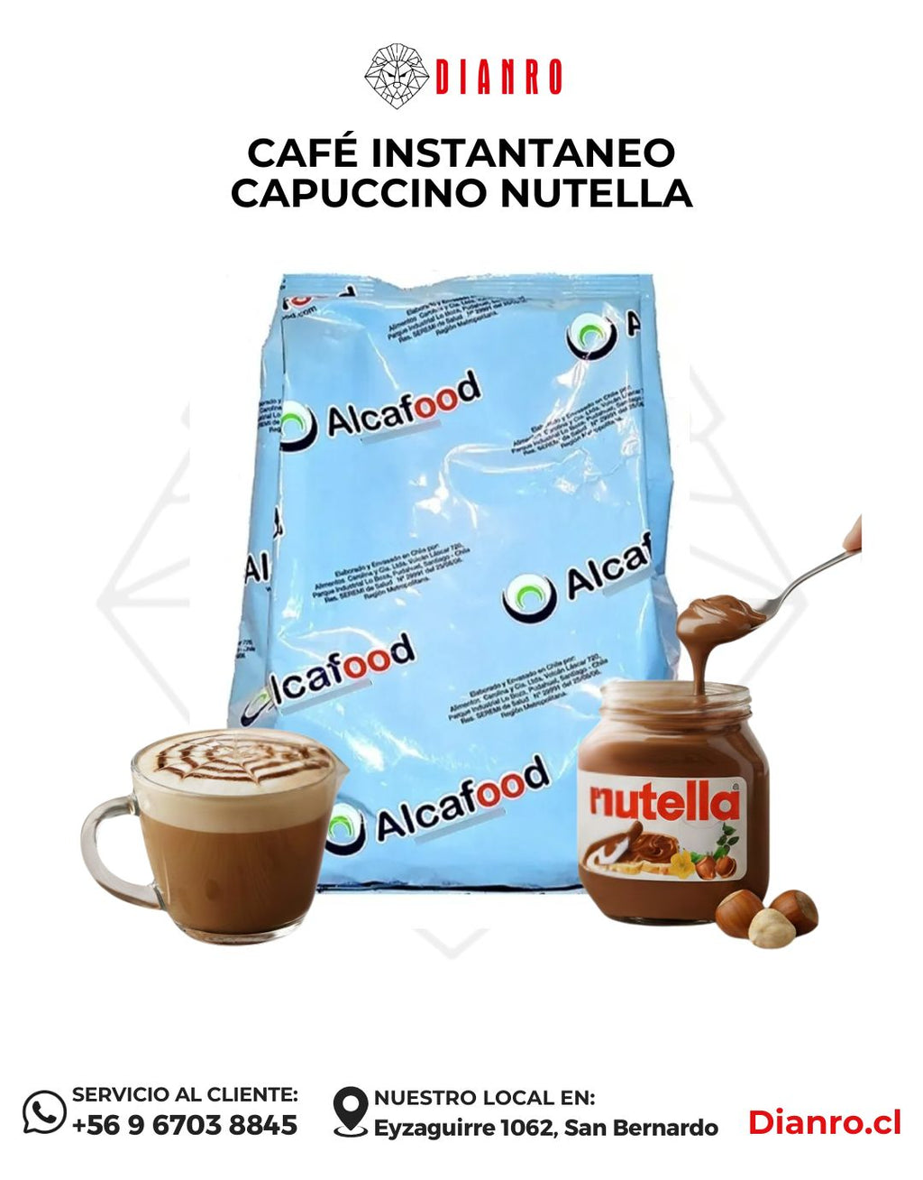 Capuccino Nutella Alcafood 1 kg