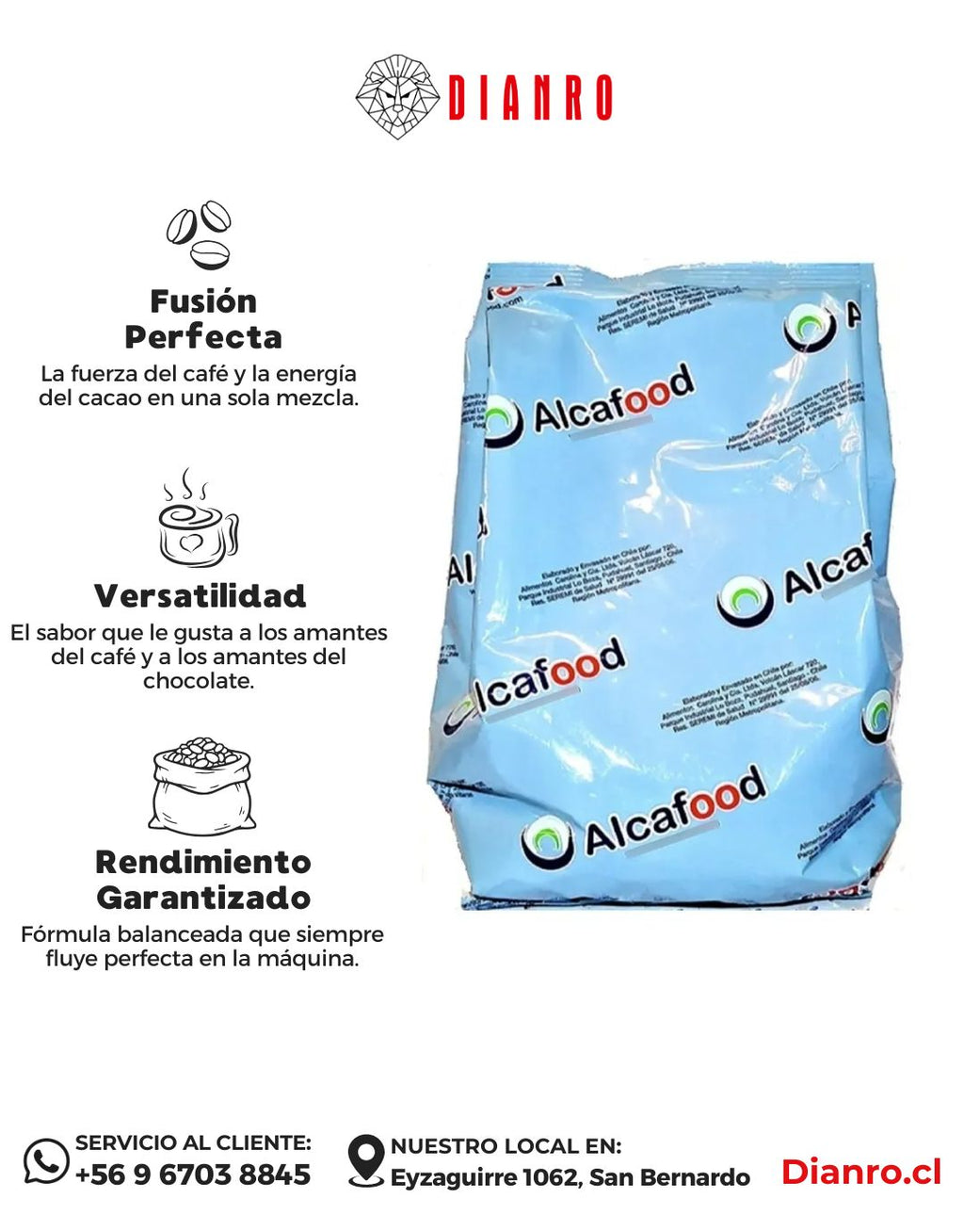 Capuccino Nutella Alcafood 1 kg