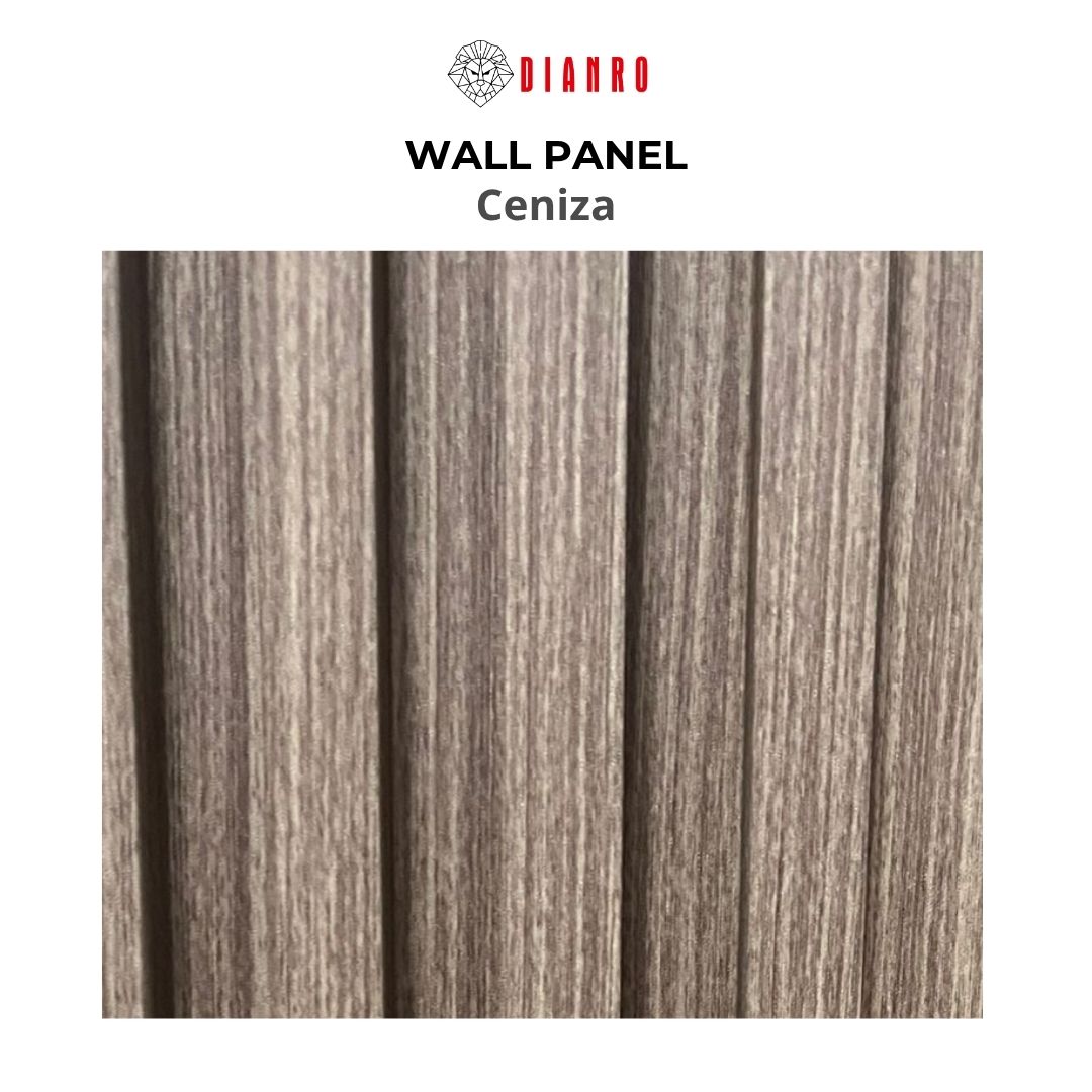 Panel decorativo de pared PVC | Color Ceniza
