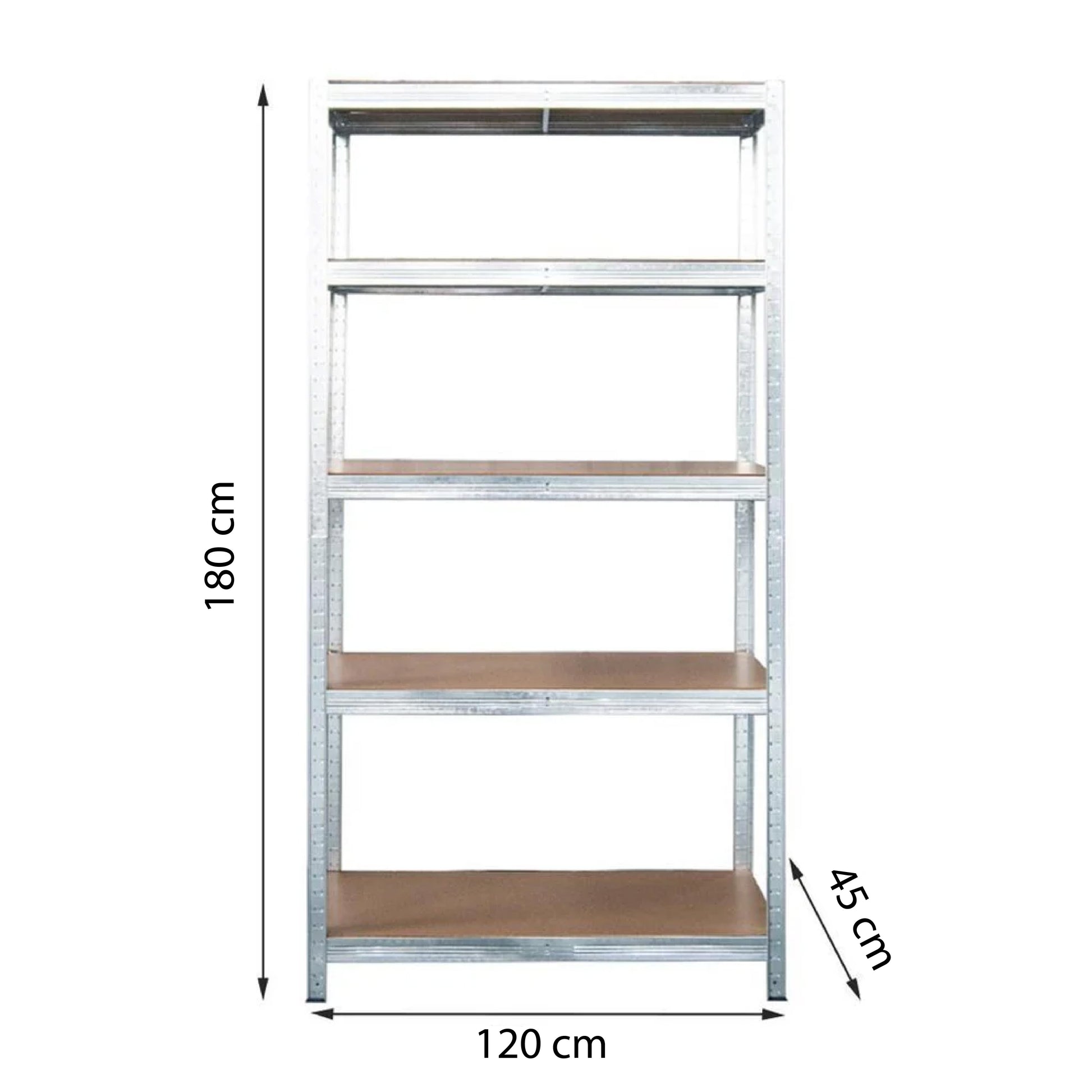 Estante Acero 180x120x45
