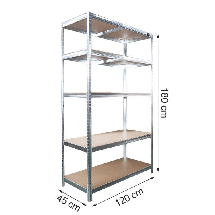 Estante Acero 180x120x45