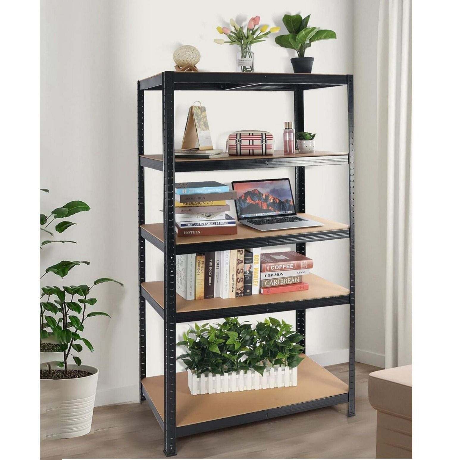 Estante Negro 180x120x45