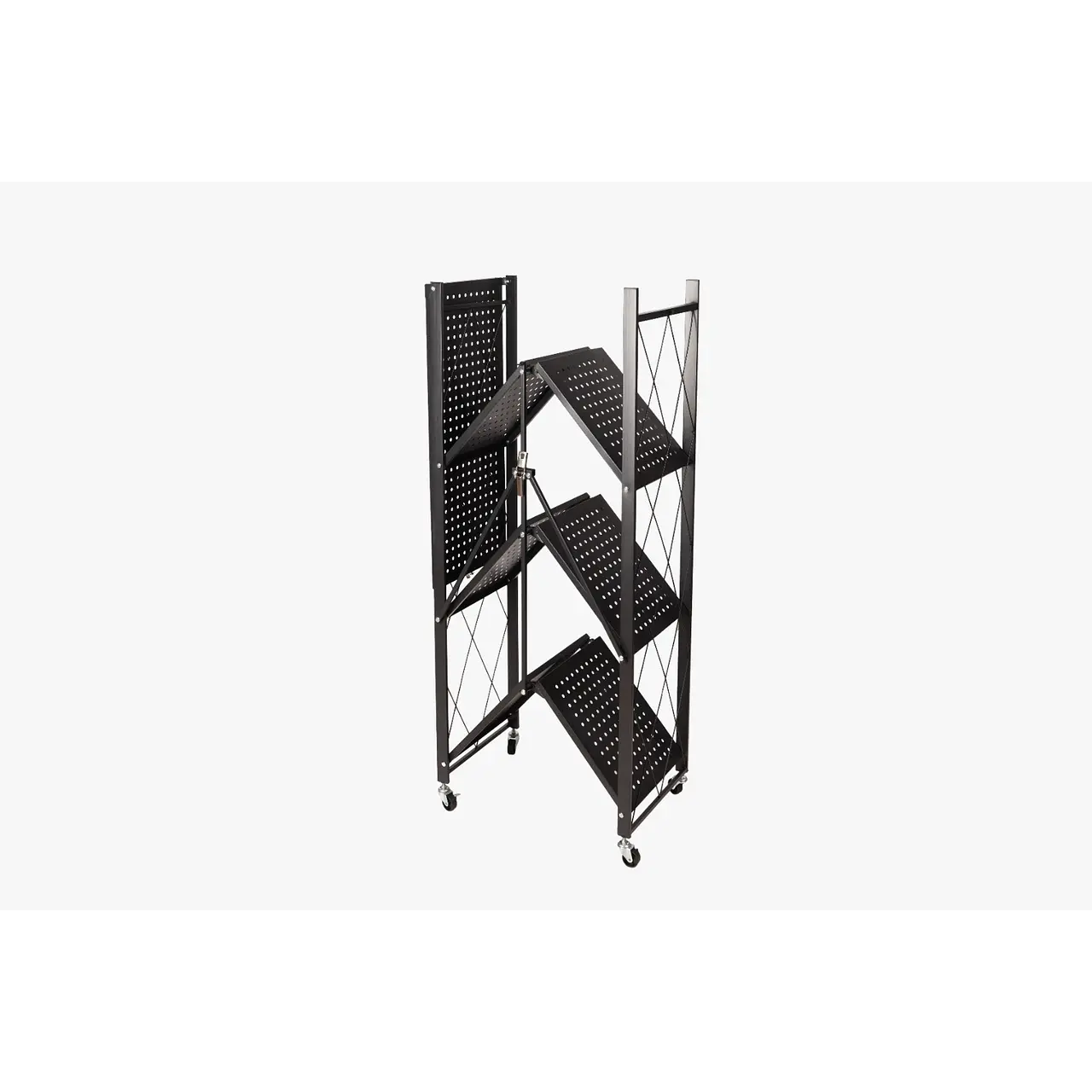 Estante Negro Plegable 127x72x34
