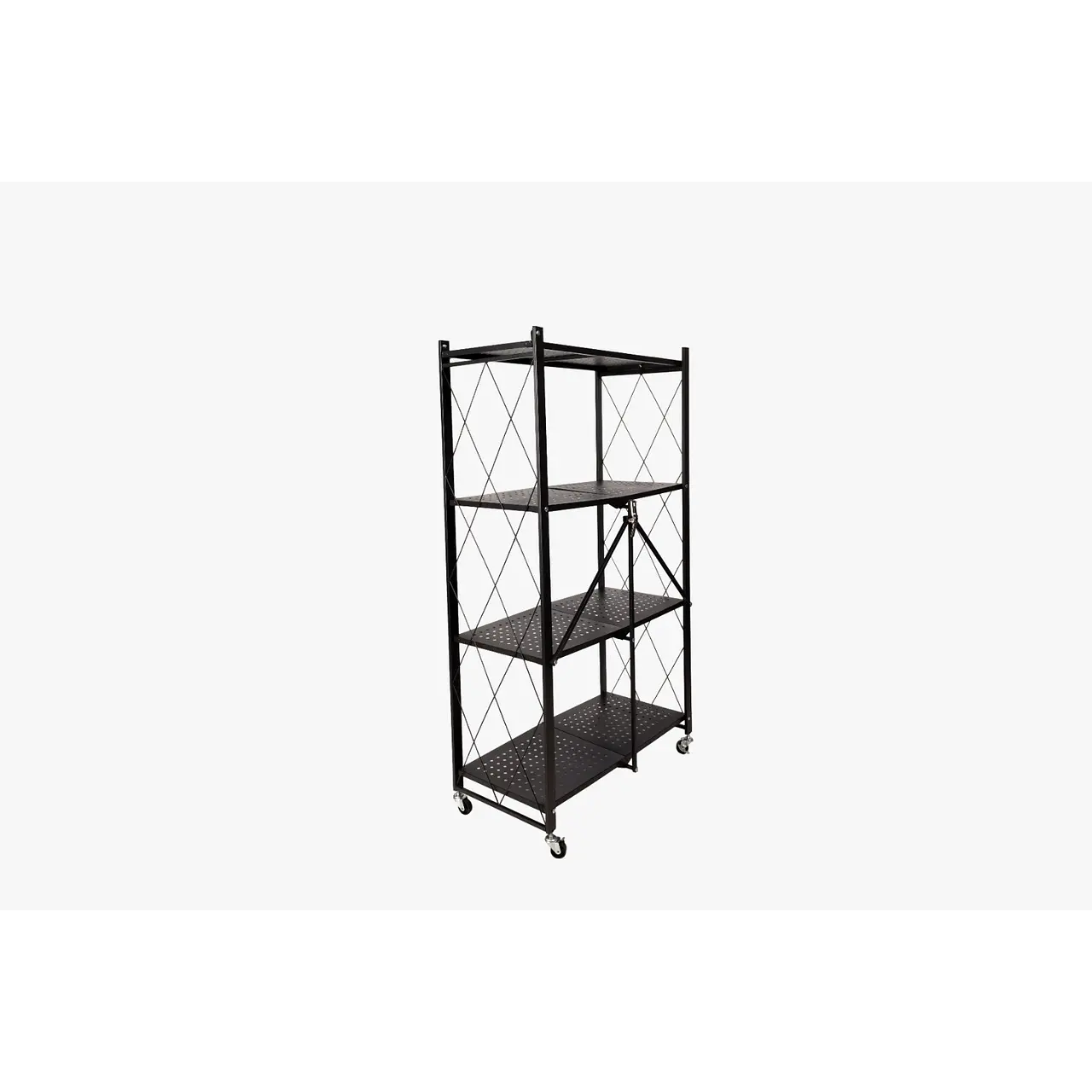 Estante Negro Plegable 127x72x34