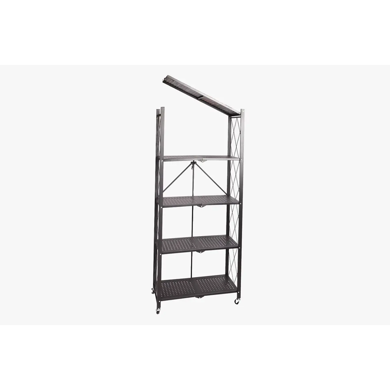 Estante Negro Plegable 160x72x34