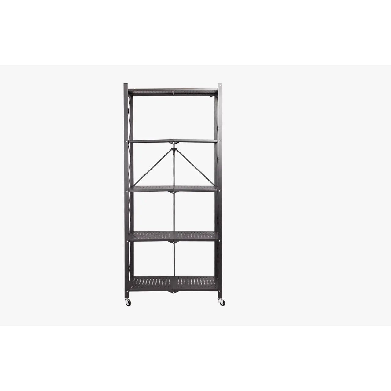 Estante Negro Plegable 160x72x34