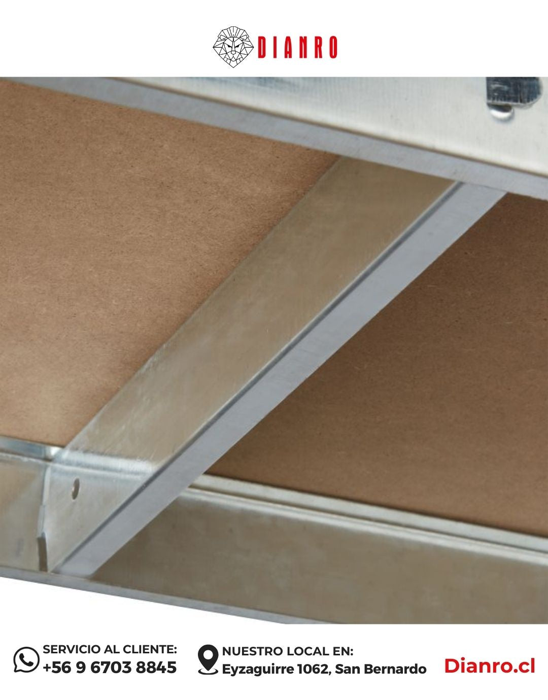 Estante Mesón 180x60x100 cm