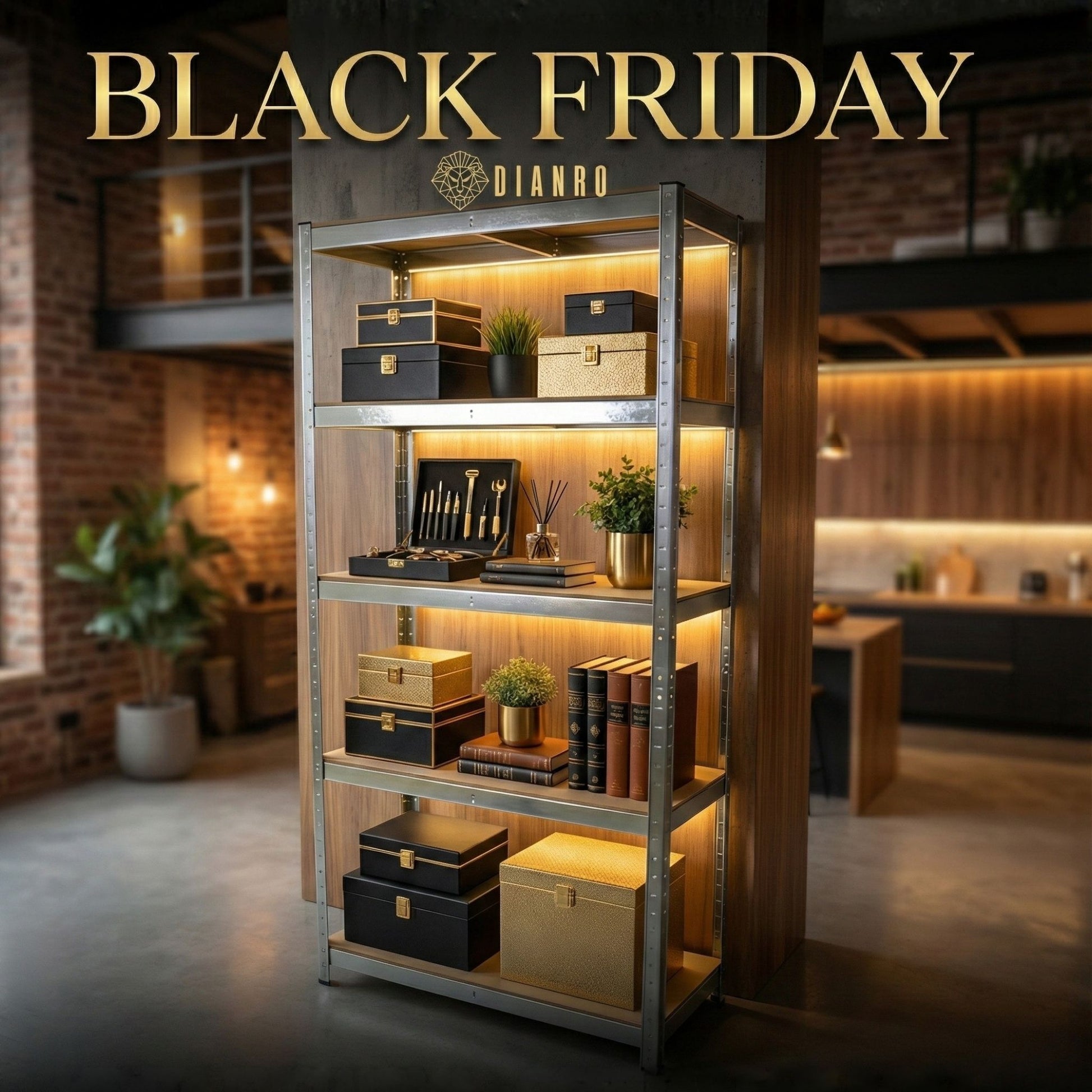 Estante Acero 180x90x45 Oferta Black Friday