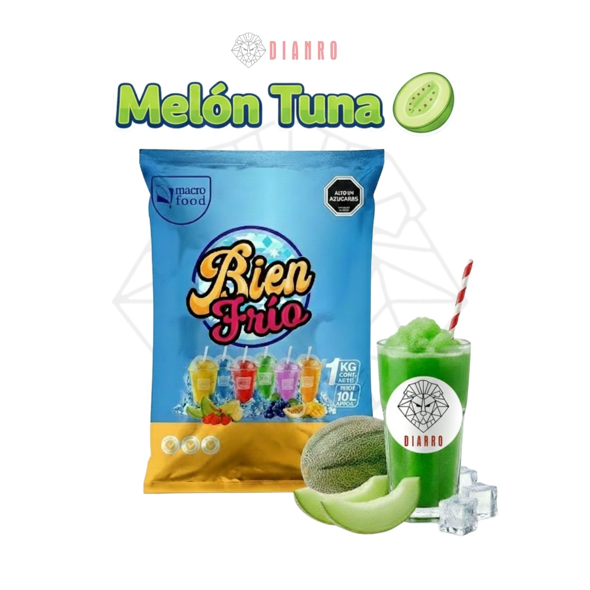 Preparado para Granizadoras Melón tuna 1 kg – Alto Rendimiento