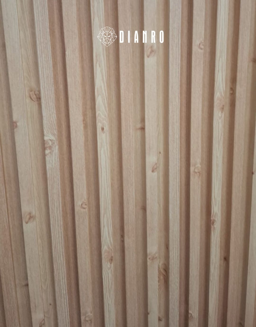 Panel decorativo de pared PVC | Color Haya catedral