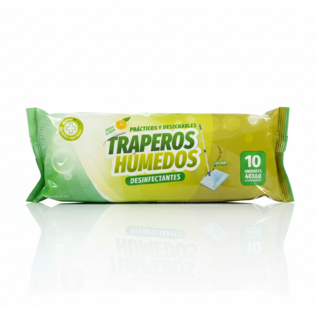 Traperos húmedos Fragancia Limón