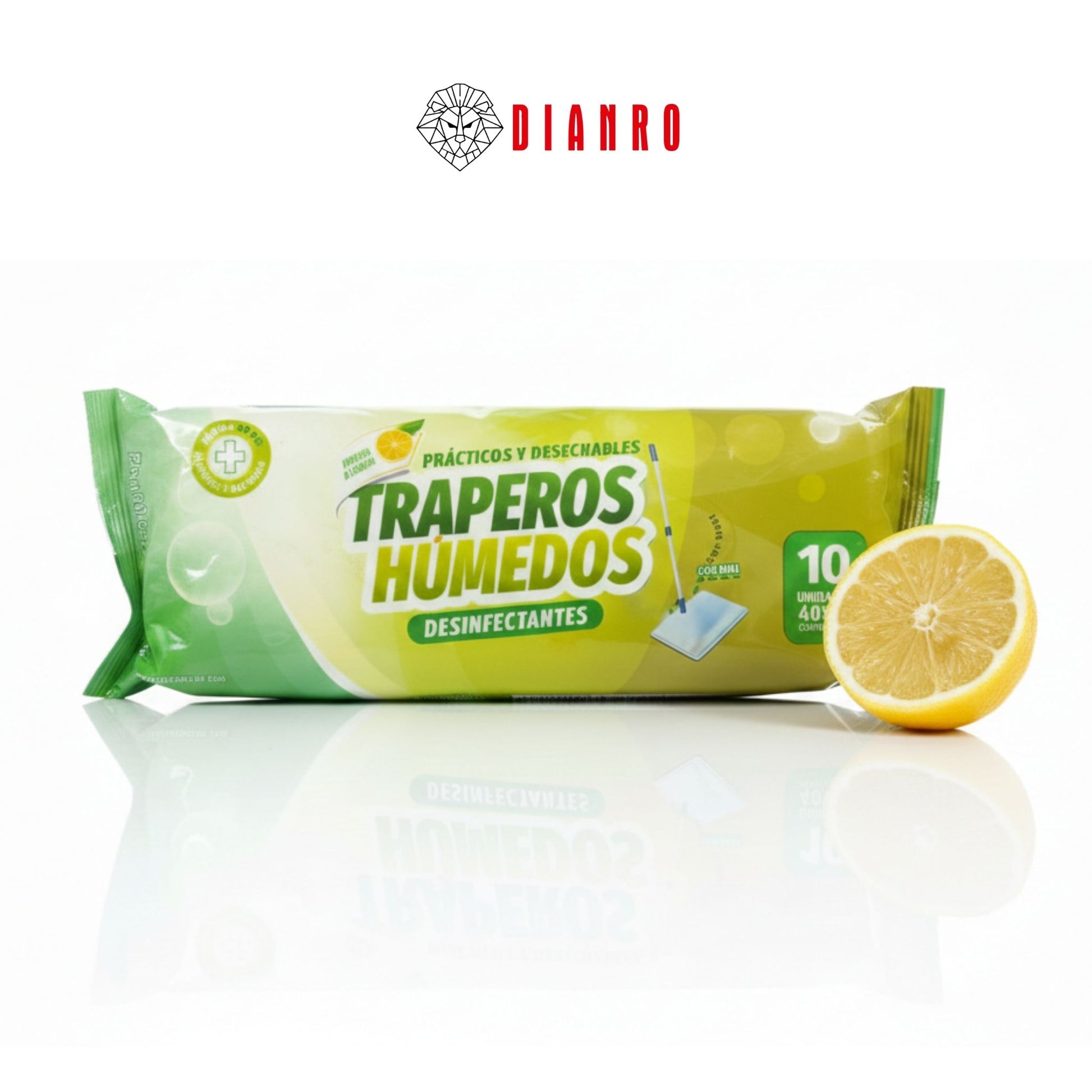 Traperos húmedos Fragancia Limón