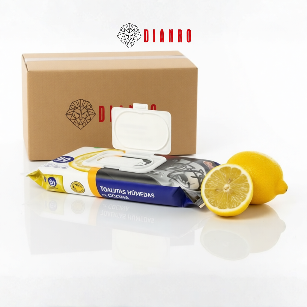 Paños húmedos Fragancia Limón